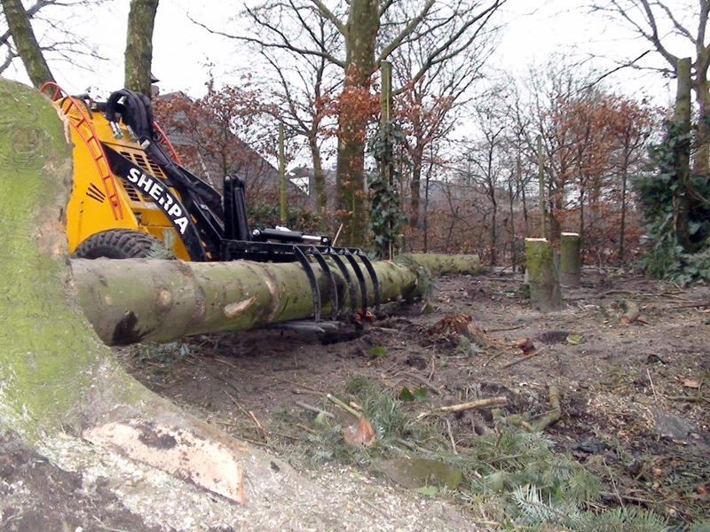 Мини-погрузчик для леса