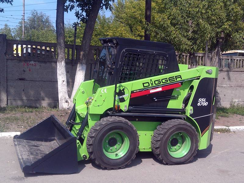 Мини-погрузчики Digger: характеристики и аналоги